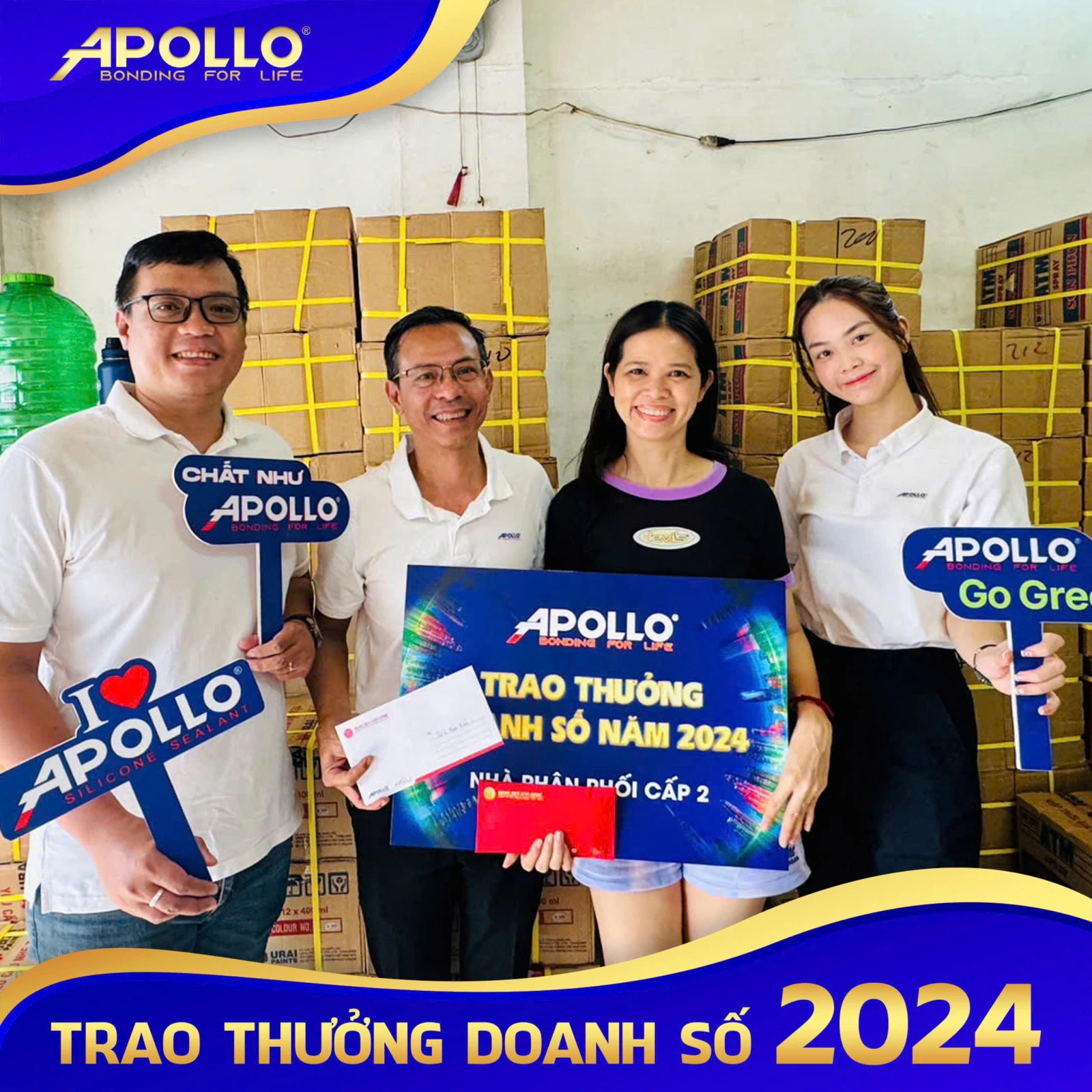 Apollo Silicone Trao Thưởng Doanh Số Năm 2024 Dành CHo Nhà Phân Phối Khấp 2